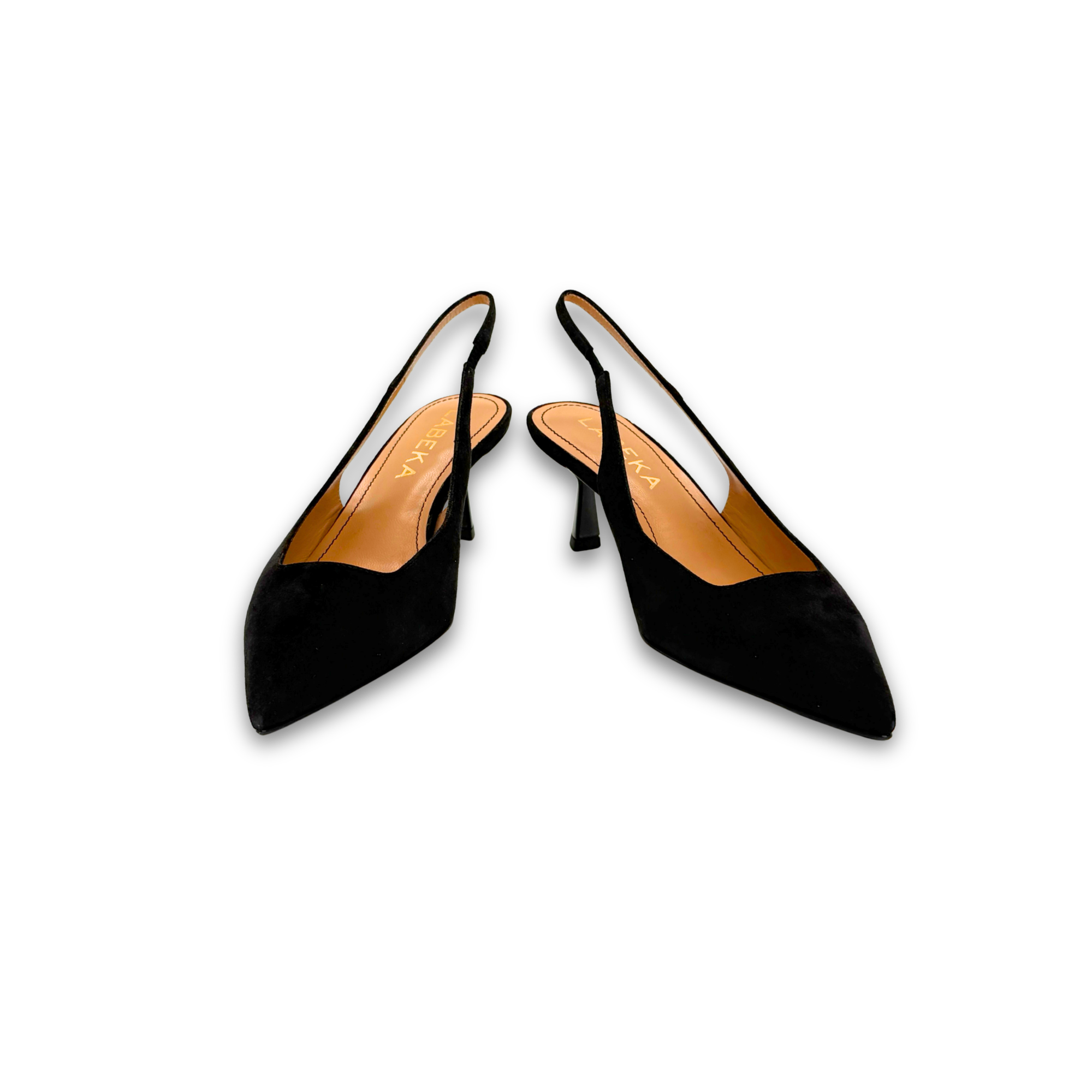 Slingpumps Kitten Heel | Schwarz