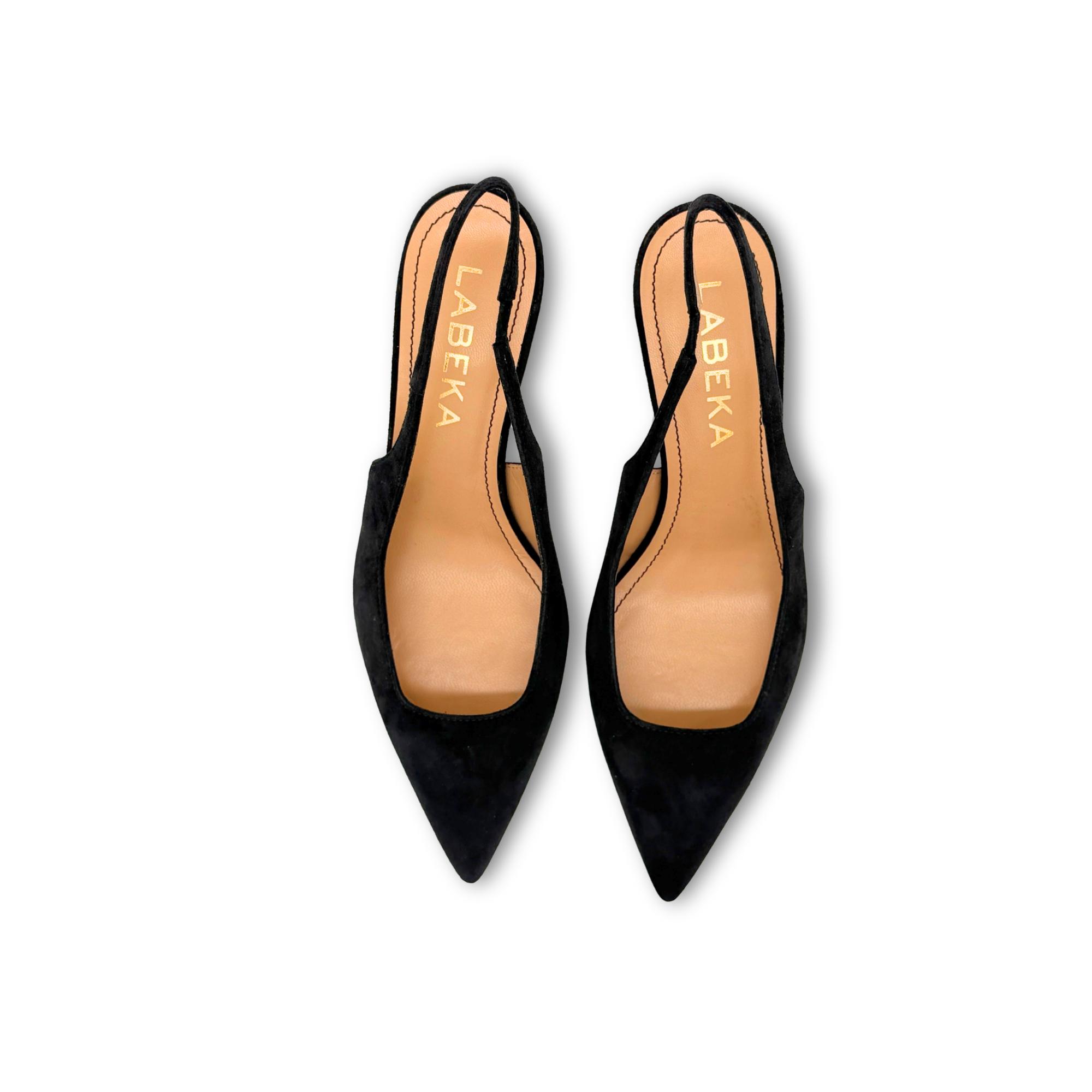 Slingpumps Kitten Heel | Schwarz