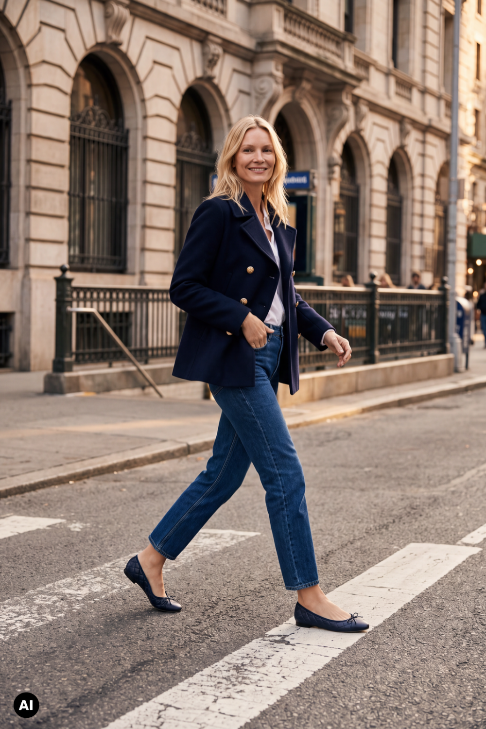 Ballerina Imperial Blue ein Schuh für jeden Anlass