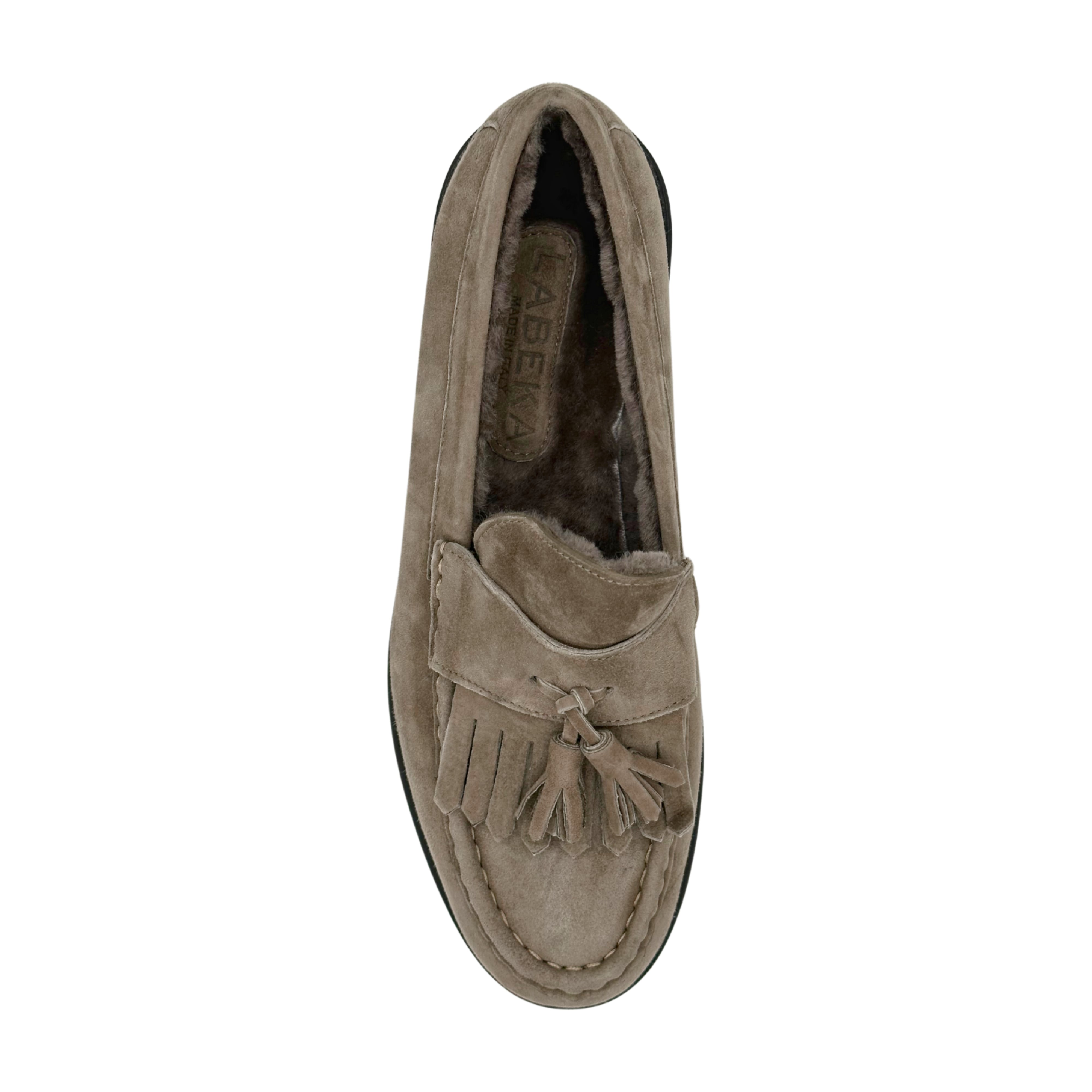 Chunky Loafer Taupe Gefüttertz