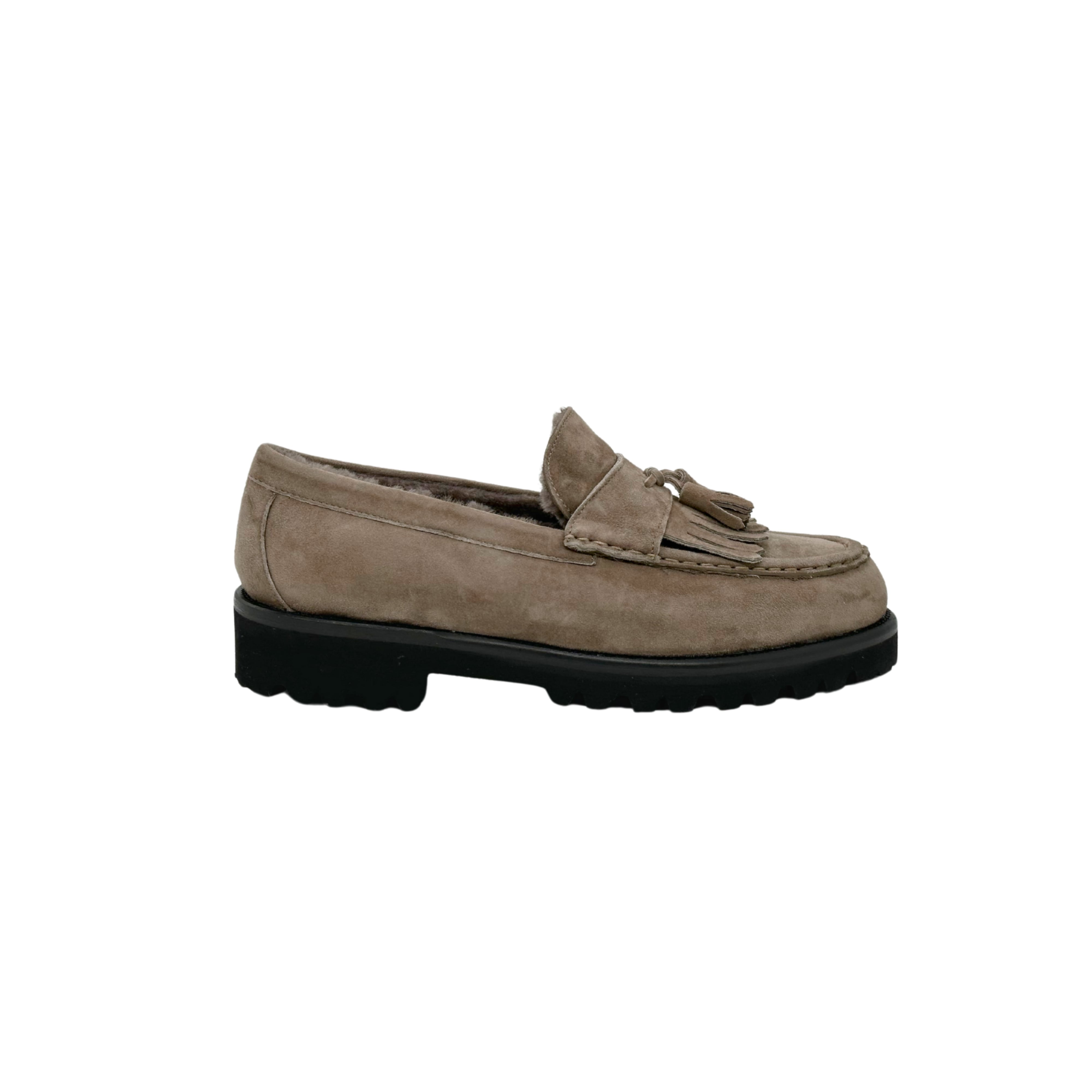 Chunky Loafer Taupe Gefüttertz