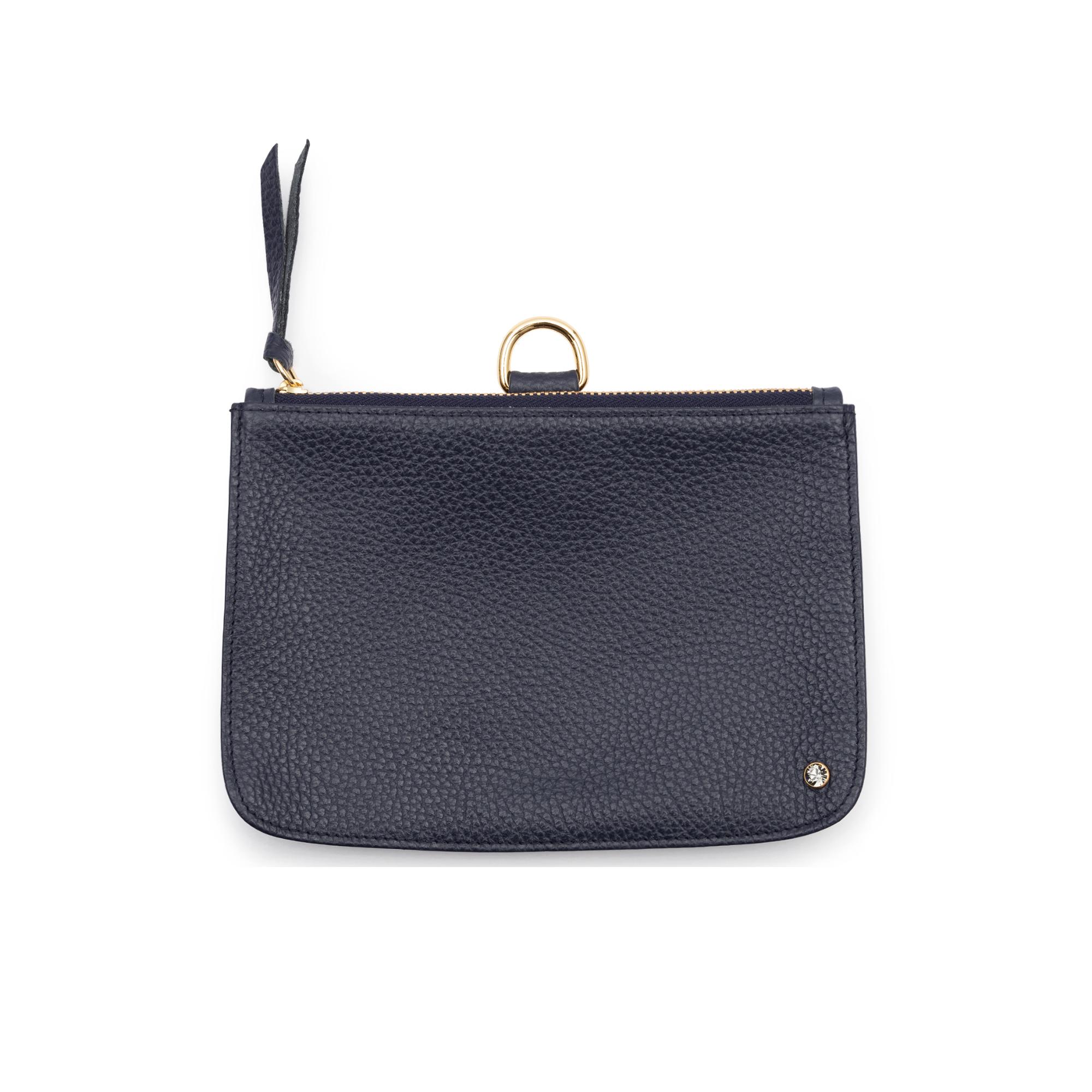 Leder Clutch Marine von LABEKA