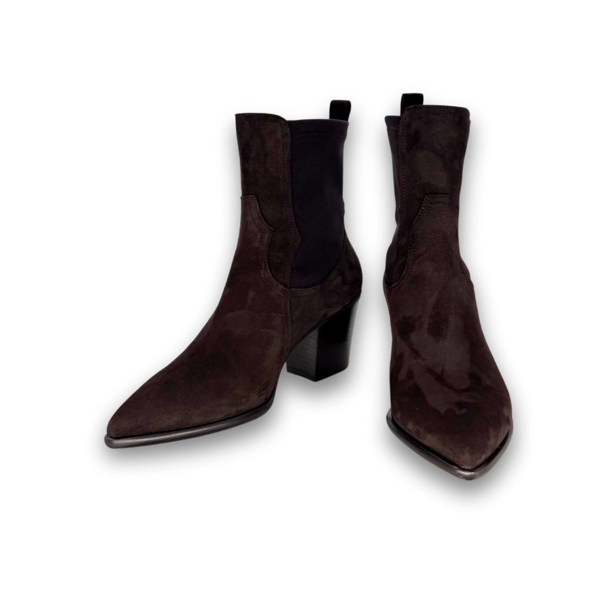 Western Stiefelette | Braun
