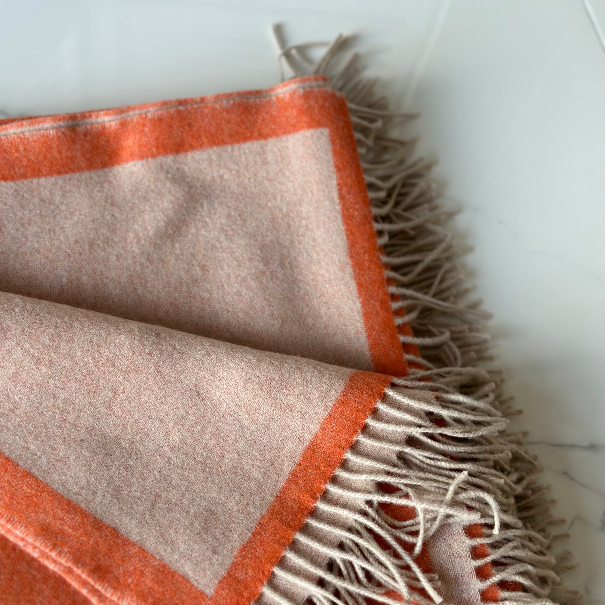 Plaid Orange | Beige