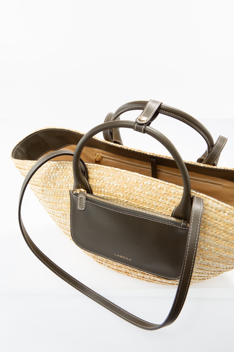 Korbtasche Dark Olive
