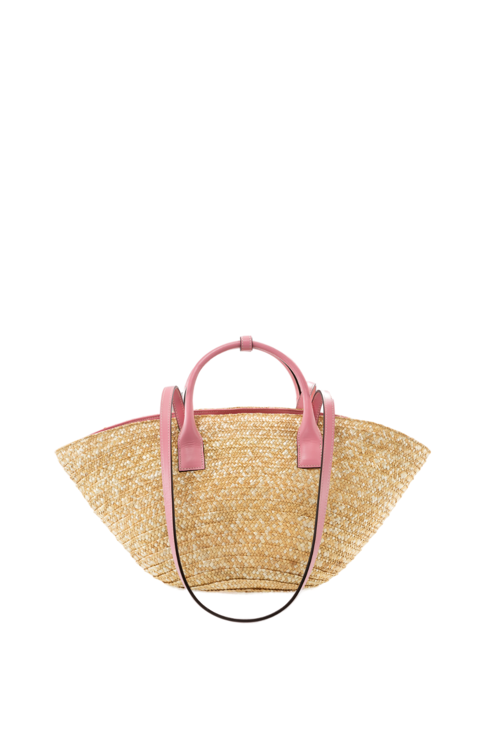 Pink basket bag