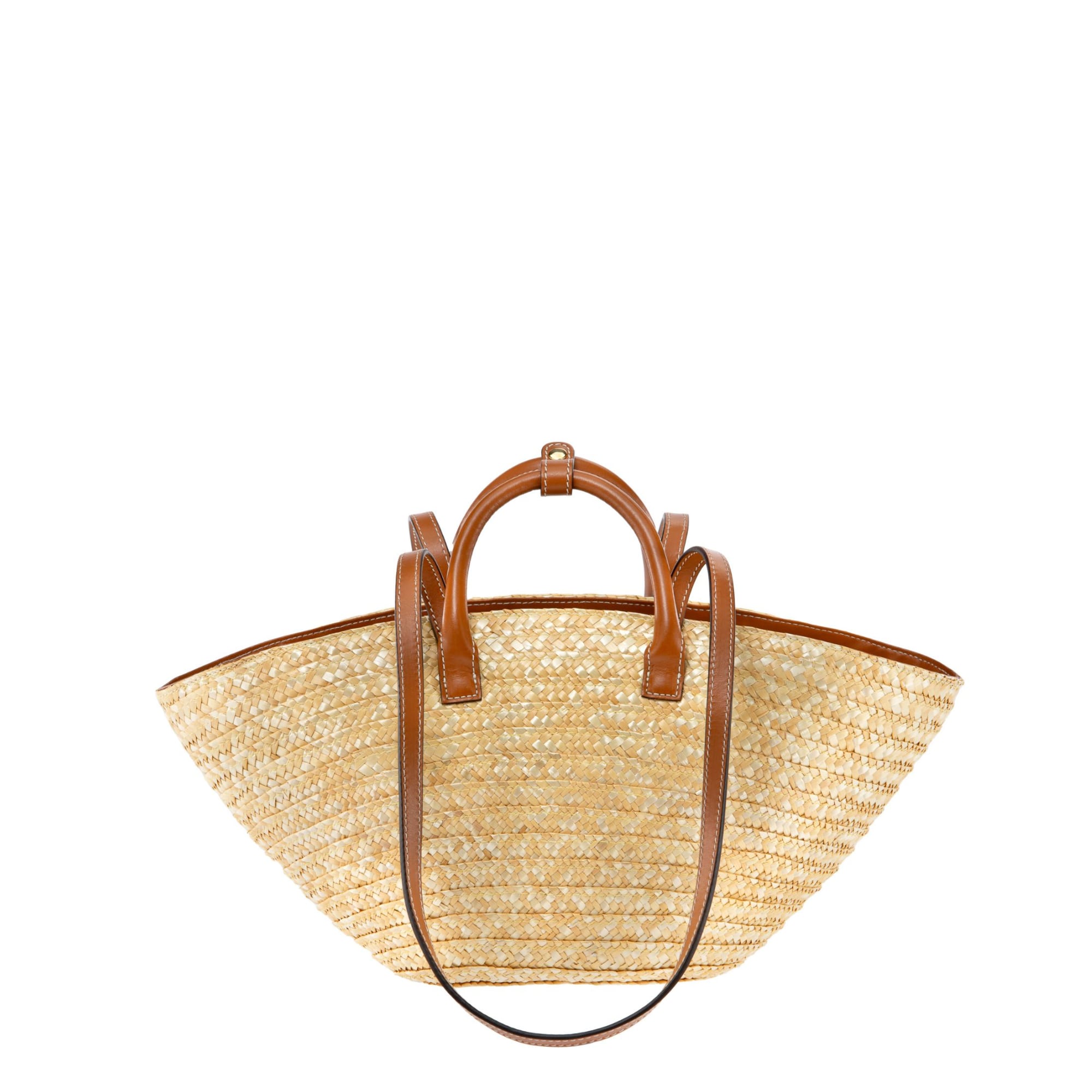 Korbtasche Mini Cognac
