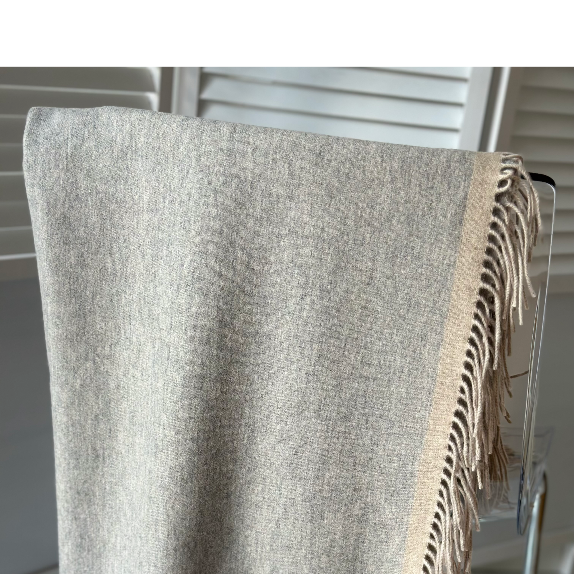 Plaid Hellgrau | Beige