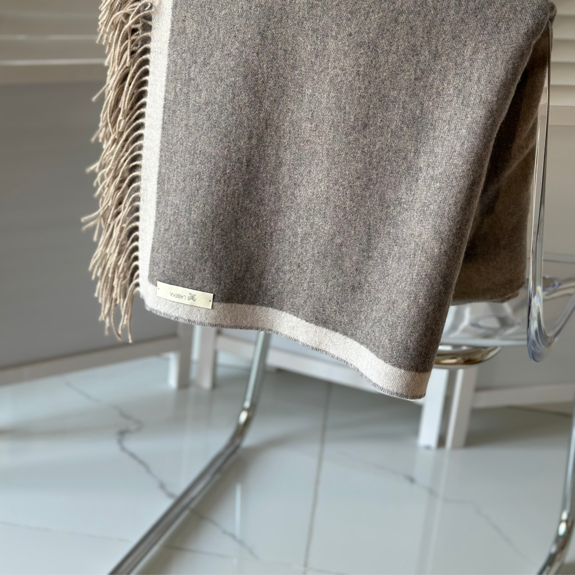 Plaid Grau | Weiss