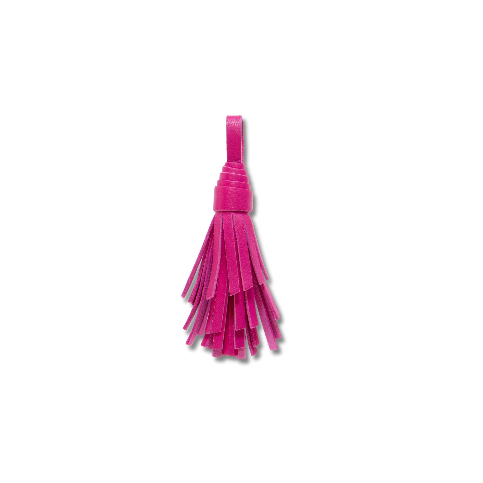 Petit Pink leather tassel