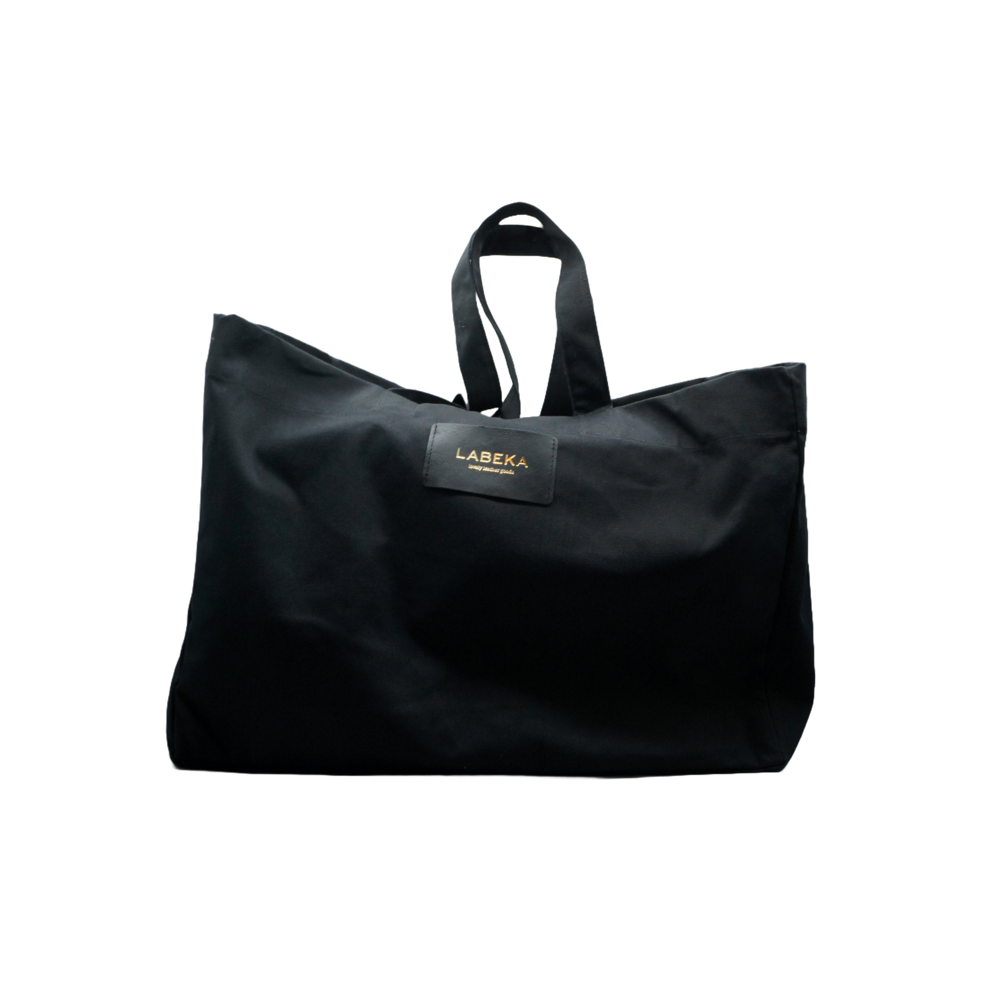 Schwarze Shopping Bag aus Baumwolle von LABEKA
