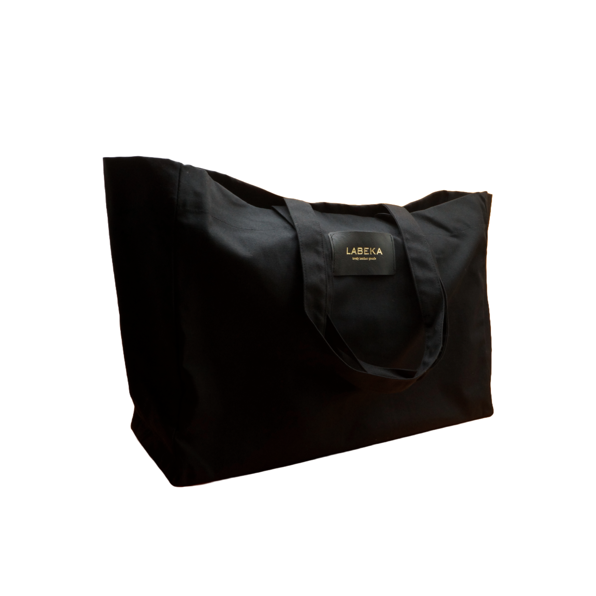 Schwarze Shopping Bag aus Baumwolle von LABEKA