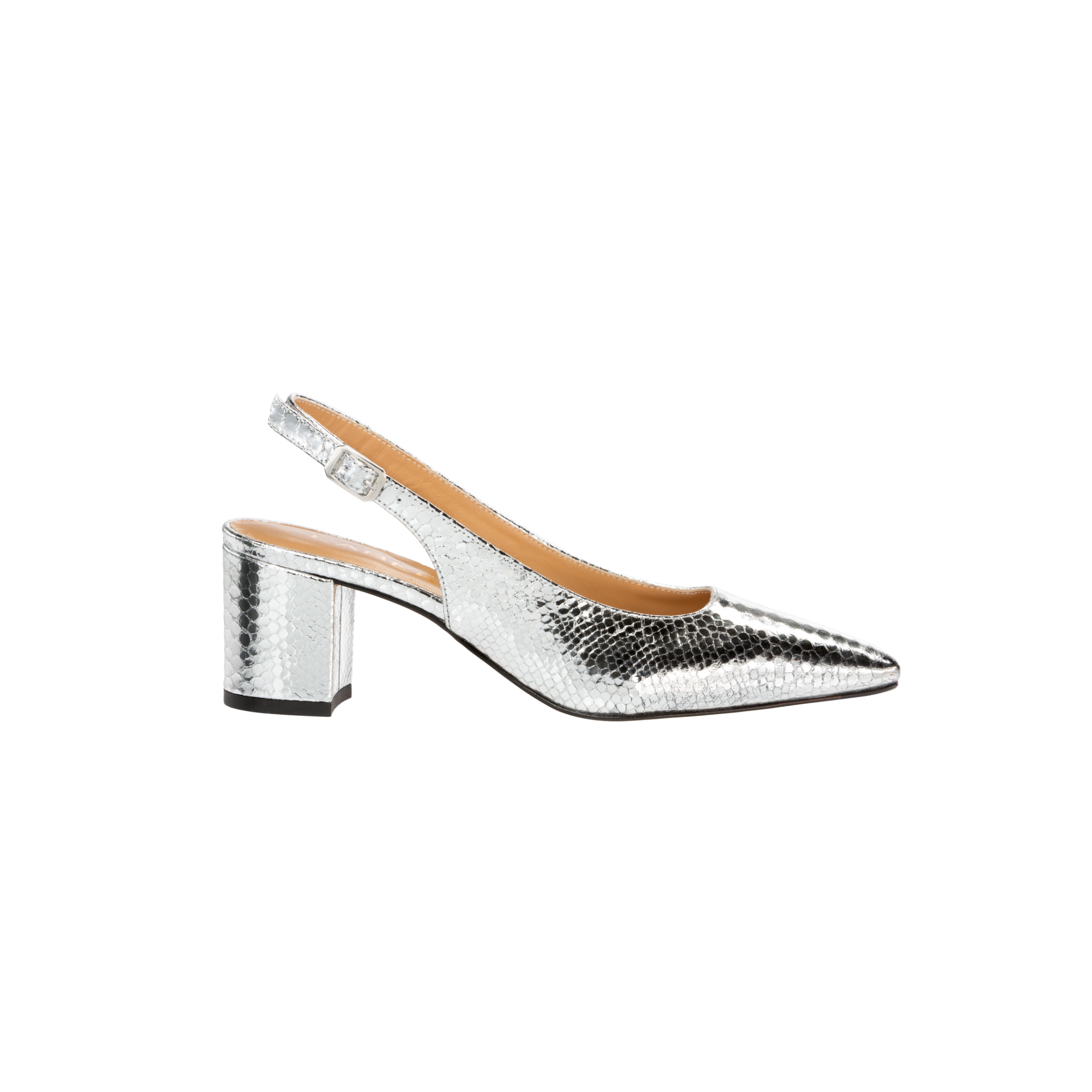 Eleganter Silber Sling Pumbs von LABEKA