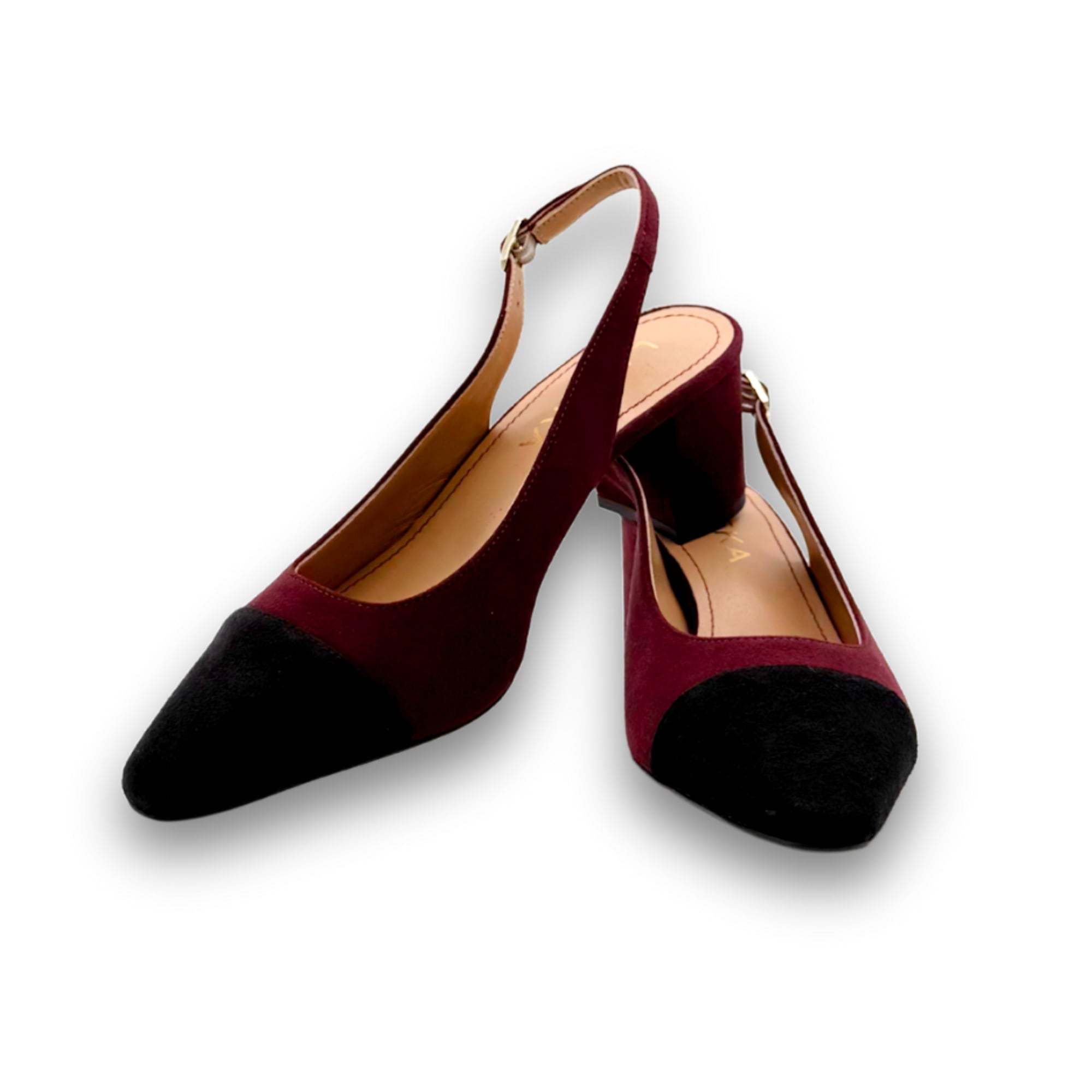 Slingpumps Bordeaux | Schwarz