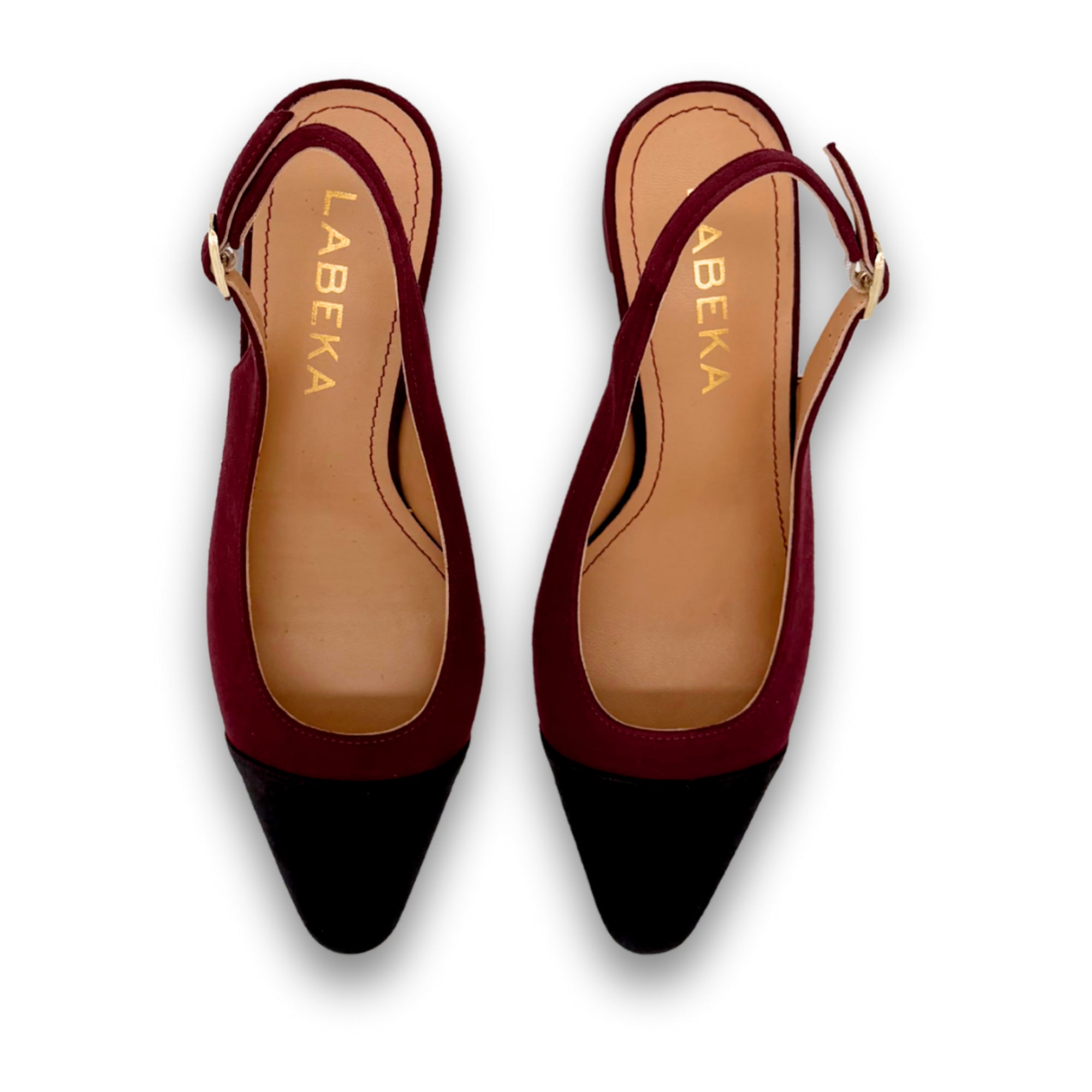 Slingpumps Bordeaux | Schwarz