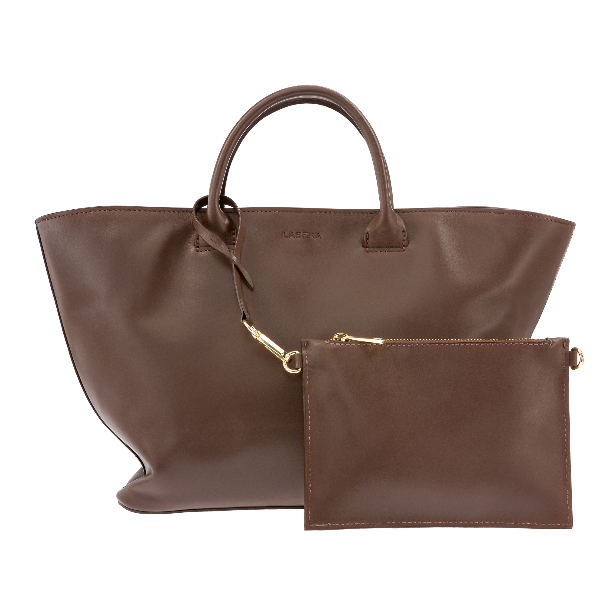 Handtasche Anna mit zusätzlicher abnehmbaren Pouch von LABEKA