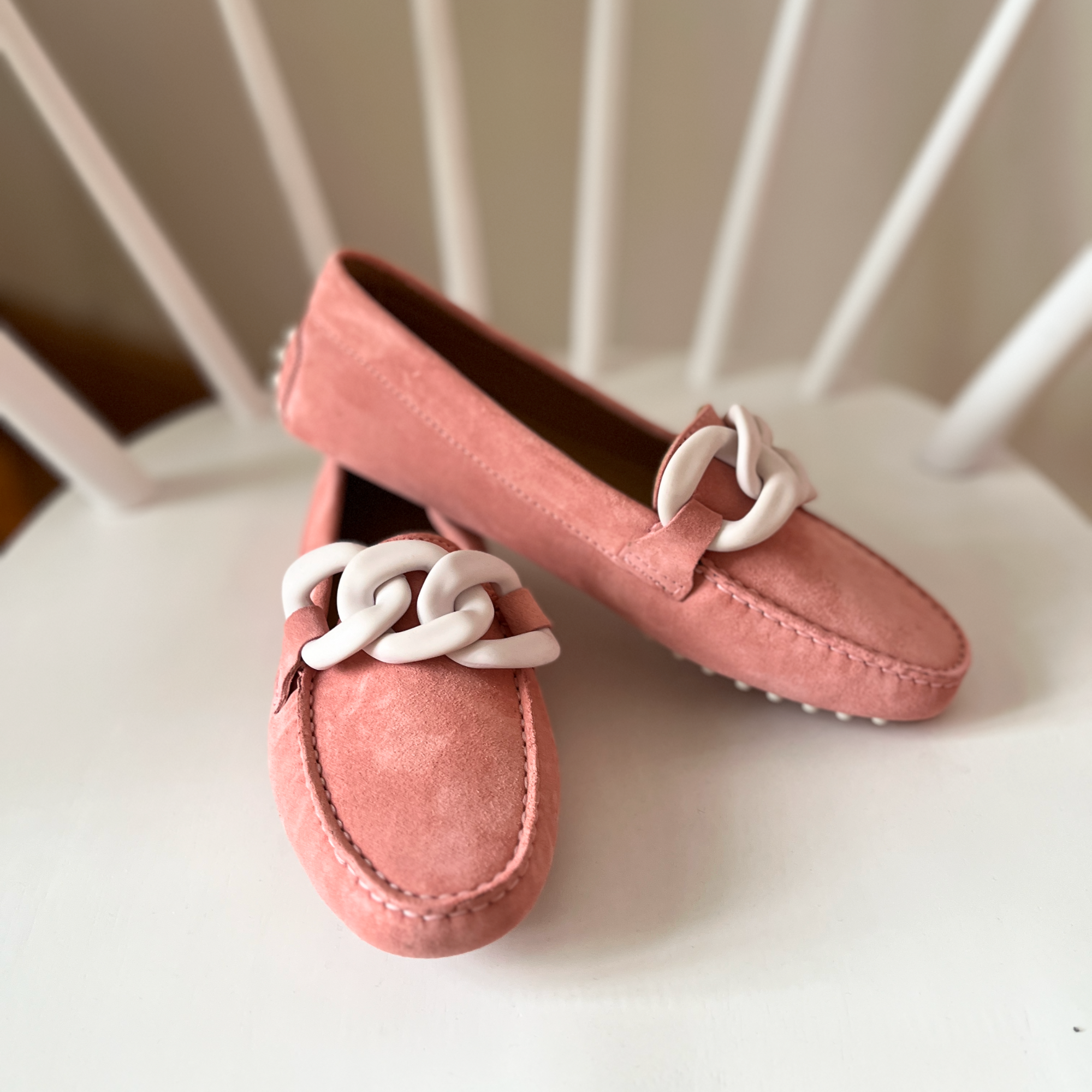 Loafer Rosa | Weiss