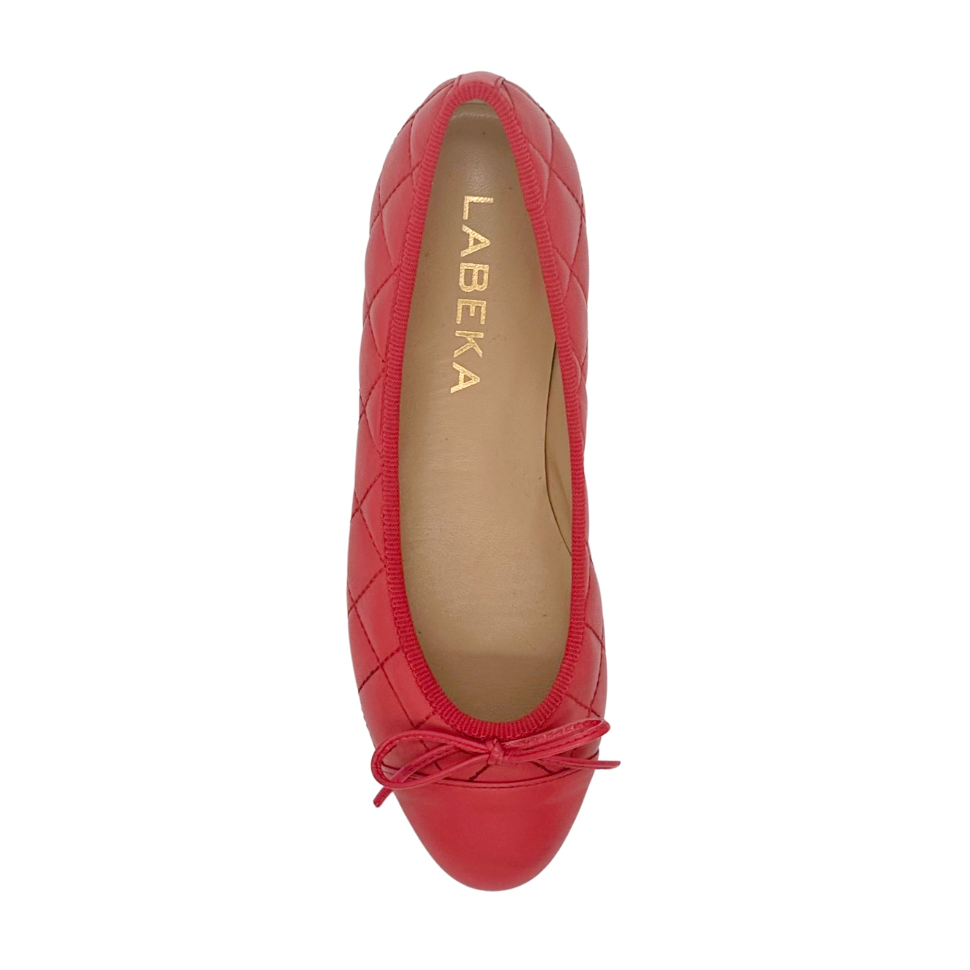 Roter Damen Ballerina von LABEKA | Made in Italy