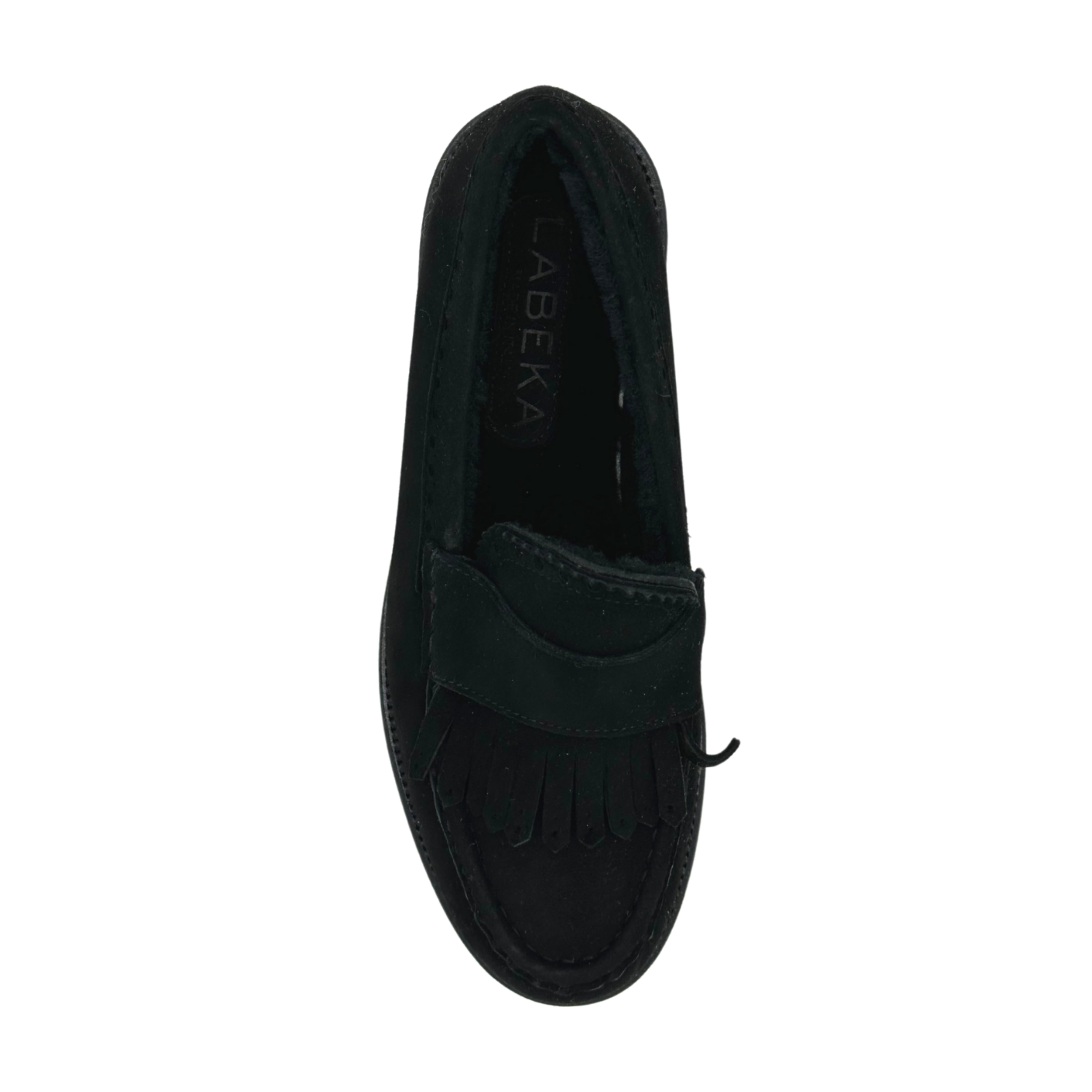 Chunky Loafer Black Lined