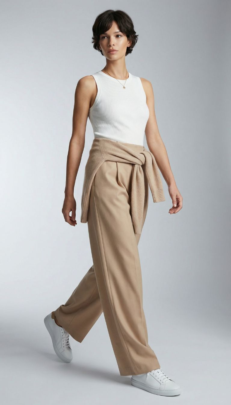 Sneaker White | Beige