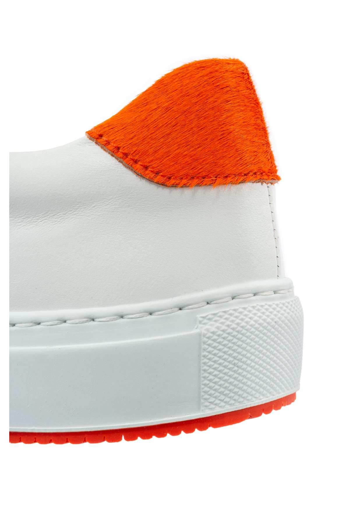 Sneaker Weiss | Orange