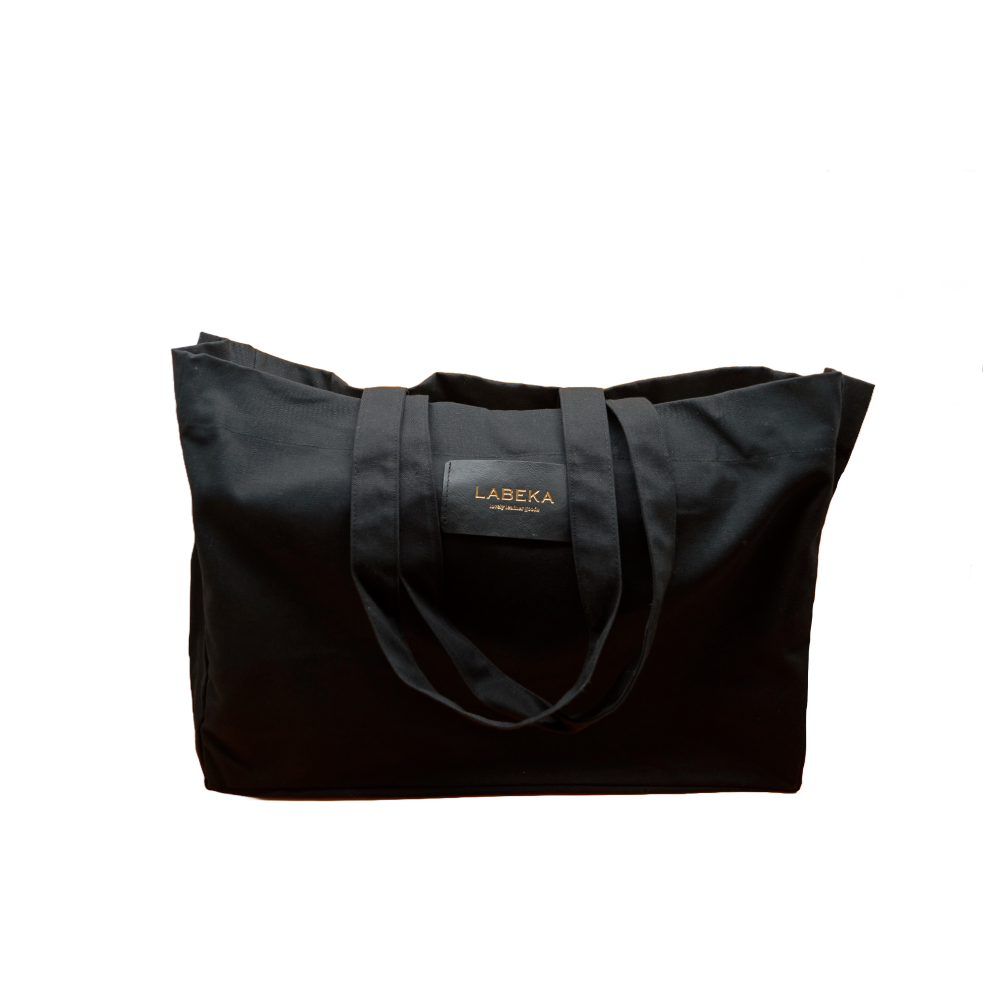 Schwarze Shopping Bag aus Baumwolle von LABEKA