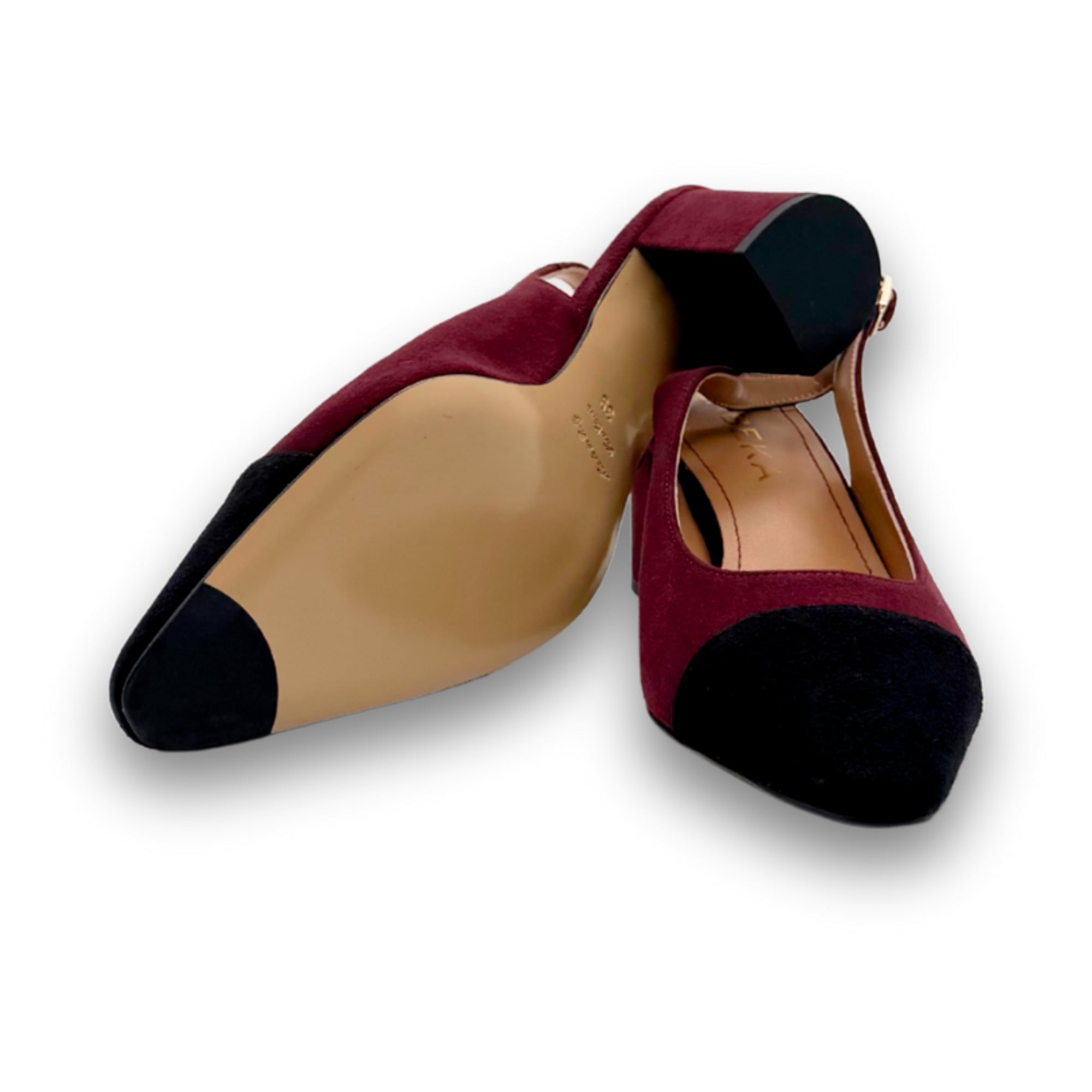 Slingpumps Bordeaux | Schwarz