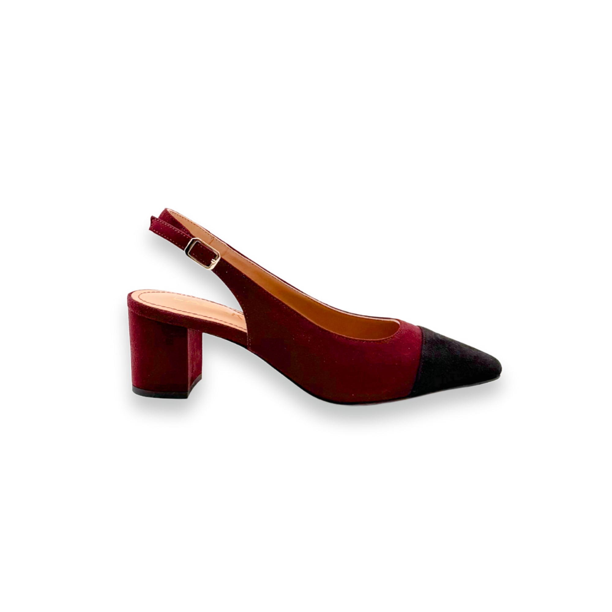 Slingpumps Bordeaux | Schwarz