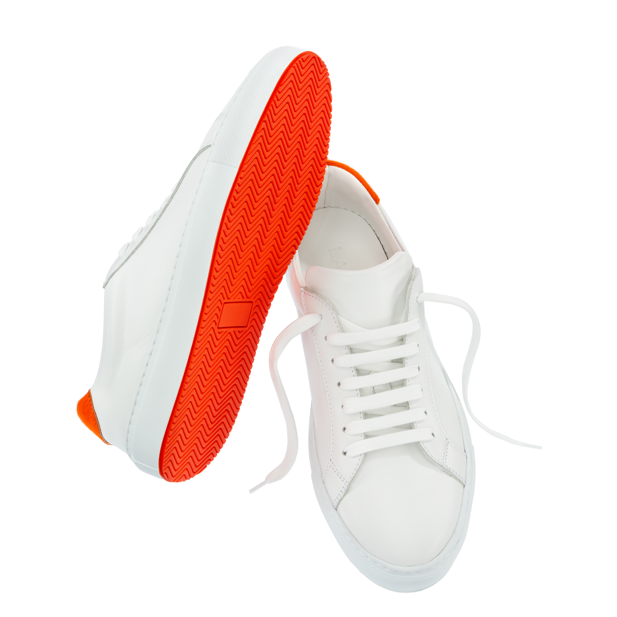 Sneakers white | Orange