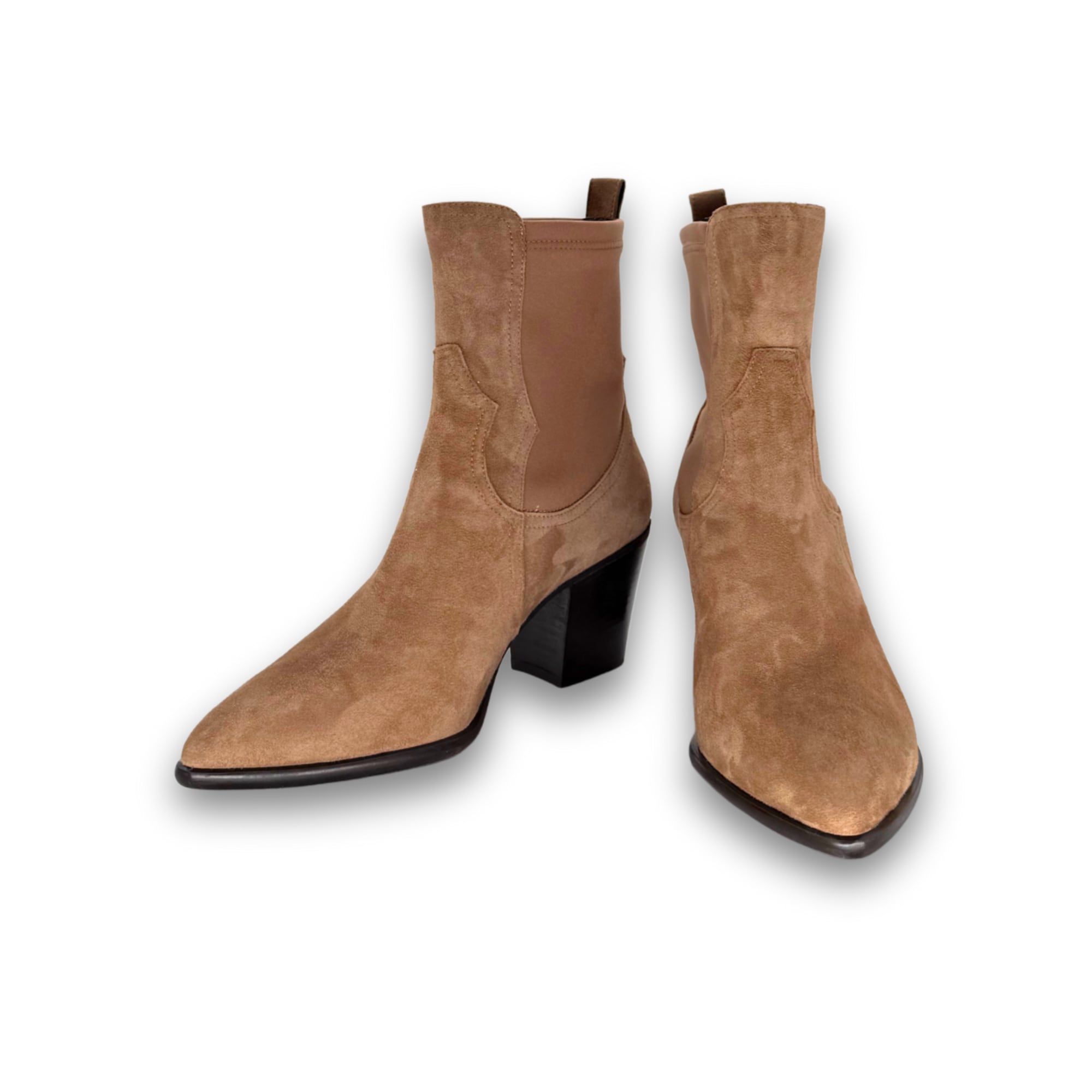 Western Stiefelette | Cognac
